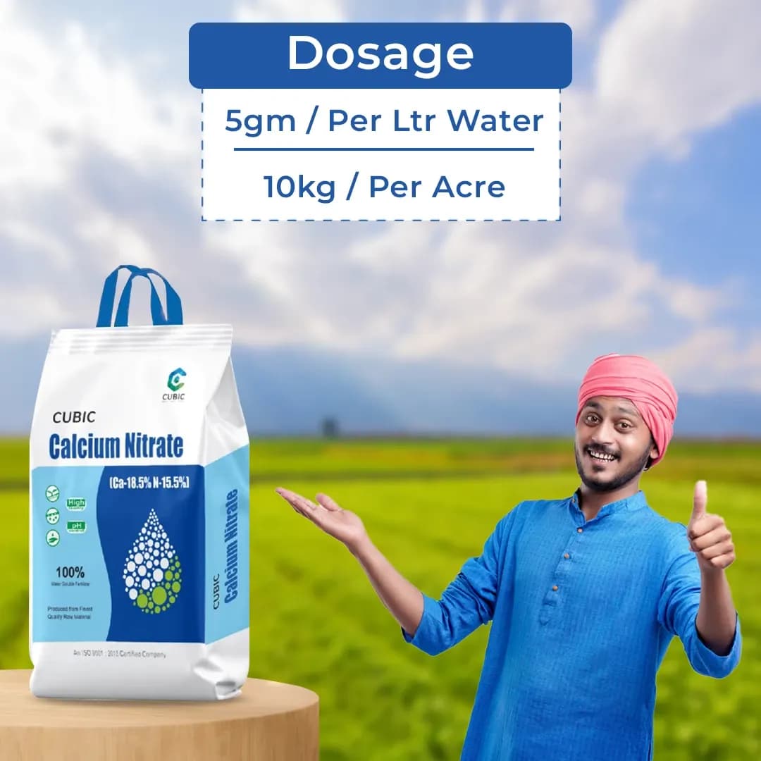 Cubic Calcium Nitrate, 100% Water Soluble, 15.5% Nitrogen (N) and 18.5% Calcium (Ca) - Image 5