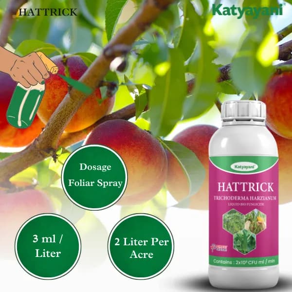 Katyayani Hattrick Trichoderma Harzianum Liquid Bio Fungicide, Advanced Disease Control For Robust Plant Health - Image 5