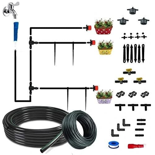 Vasudha Irrigation Plants Drip Irrigation Kit, Watering Kit for Home Garden, Farming & Agriculture Purposes - Image 2