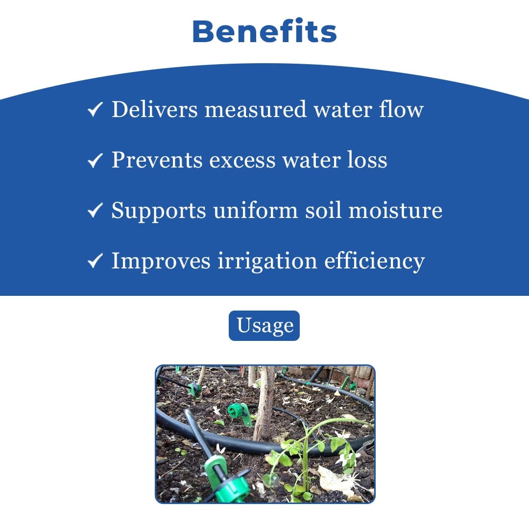 Siddhi Drip Irrigation Online Dripper, Durable Material, Well Designed, Easy To Fit (Color May Vary) - Image 4