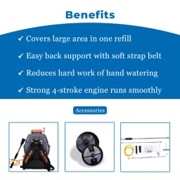 Pad Corp Suzo Max Power Sprayer, 4 Stroke Petrol Engine Operated Power Sprayer, 20 Liter Capacity 4