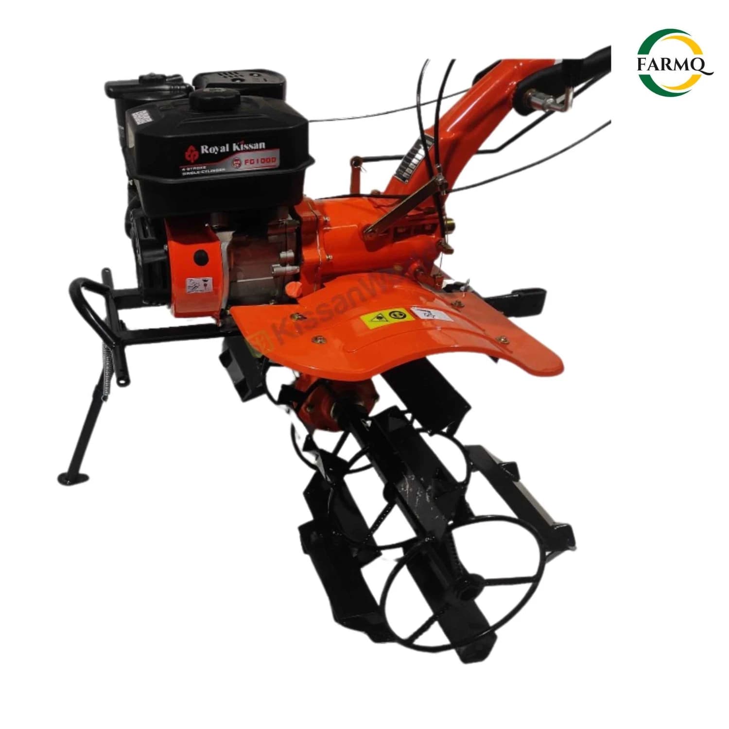 Farmq FQ-TA-PWP Paddy Cage Wheel 16 Inch Tiller Attachment, High-Quality Mild Steel (2 Pcs) - Image 2