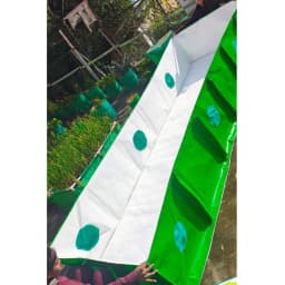 GARDECO 450 GSM UV Treated HDPE Organic Vermi Compost Maker Bed, Durable And Easy To Install (Green) 2