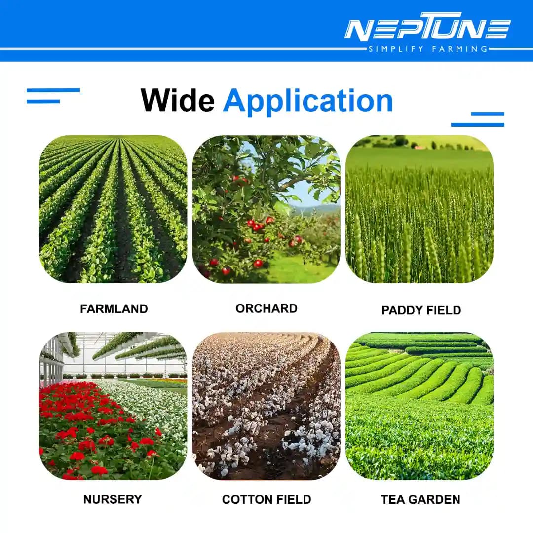 Neptune Hariyali-10 Knapsack Hand Sprayer 16L HDPE Tank, Brass Pressure Chamber, Telescopic Lance, 3 Nozzles Metal Skirting, Ideal for Farming, Garden - Image 8