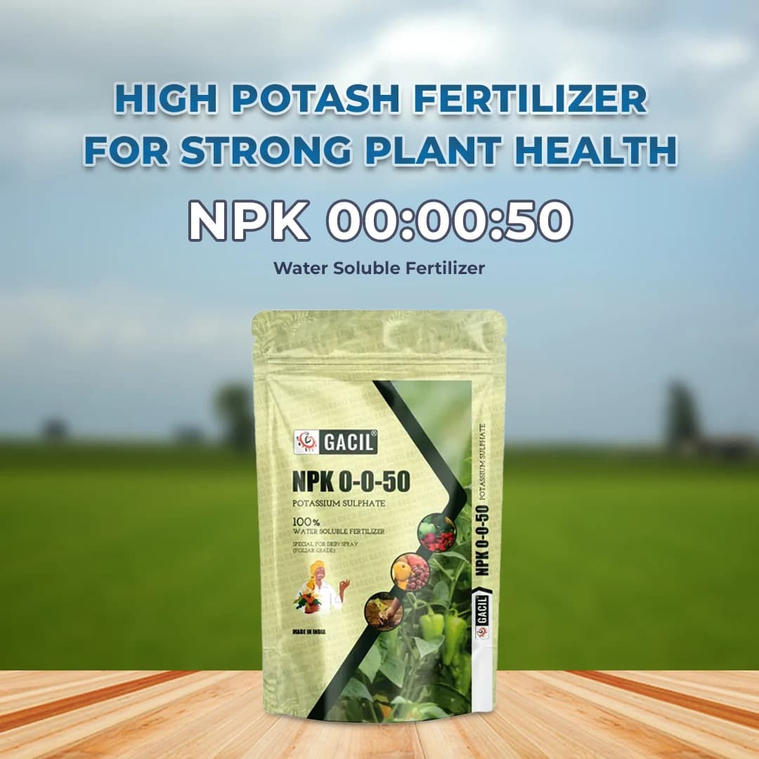 GACIL Potassium Sulphate NPK 00:00:50 Fertilizer Powder Water Soluble, Suitable For All Types of Plants & Agriculture Crops. - Image 2