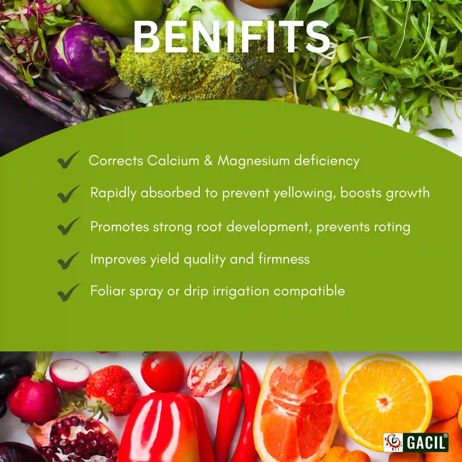 जीएसीआईएल कैल्शियम मैग्नीशियम नाइट्रेट लिक्विड माइक्रोन्यूट्रियेंट खाद - पौधों की वृद्धि के लिए। - Image 9