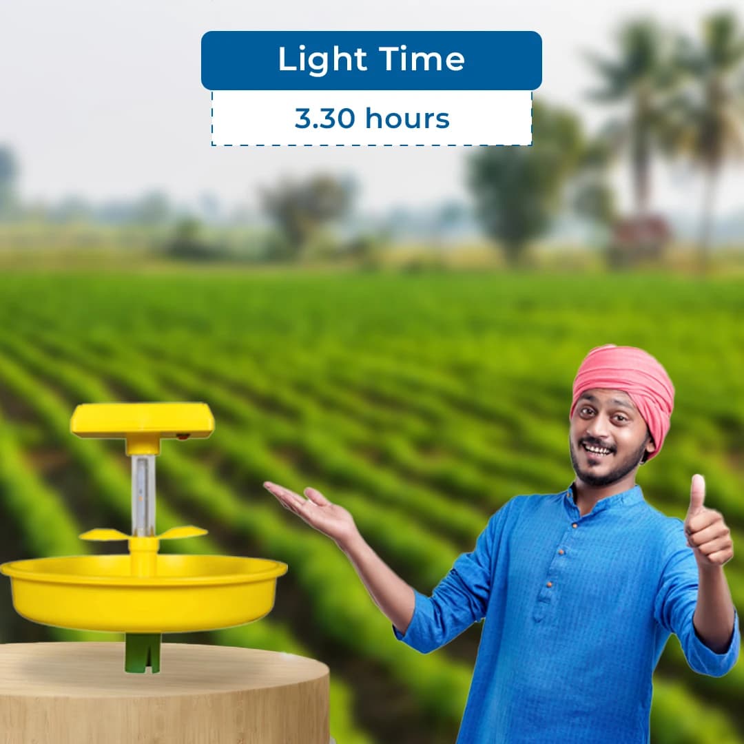 सिद्धि मिनी चार्जेबल कीट लाइट ट्रैप, गार्डन लाइट ट्रैप, सौर कीट नाशक, कीड़ों के लिए यूवी लाइट ट्रैप, पूरी तरह से स्वचालित - Image 5