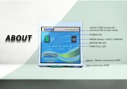 वहरा फुली ऑटोमेटिक वॉटर लेवल कंट्रोलर, 2 मैग्नेटिक सेंसर के साथ, टैंक भरने के बाद ही रुकता है (स्नेल मॉडल) 3