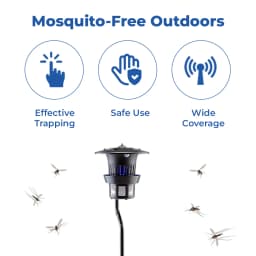 GM 931G Outdoor Mosquito Killer Machine Trap , Covers up to 600 Sq. Ft., Easy To Install And Use 3