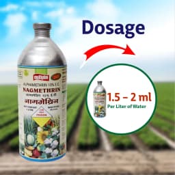 Multiplex Nagmethrin Alphamethrin 10% EC Insecticide, Use For Cotton, Cabbage, Okra, Brinjal, Sugarcane, Wheat and Sunflower. 4