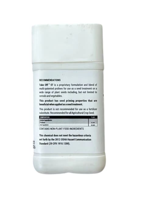 Verdesian Take Off ST Seed Treatment, Use For Rice, Wheat, Cotton, Canola, Sugar Beets, Soybeans and Corn - Image 2