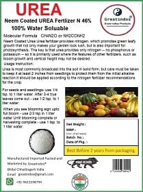 Greatindos Premium Quality A Grade Neem Coated Urea Nitrogen Plant Fertilizer - Image 4