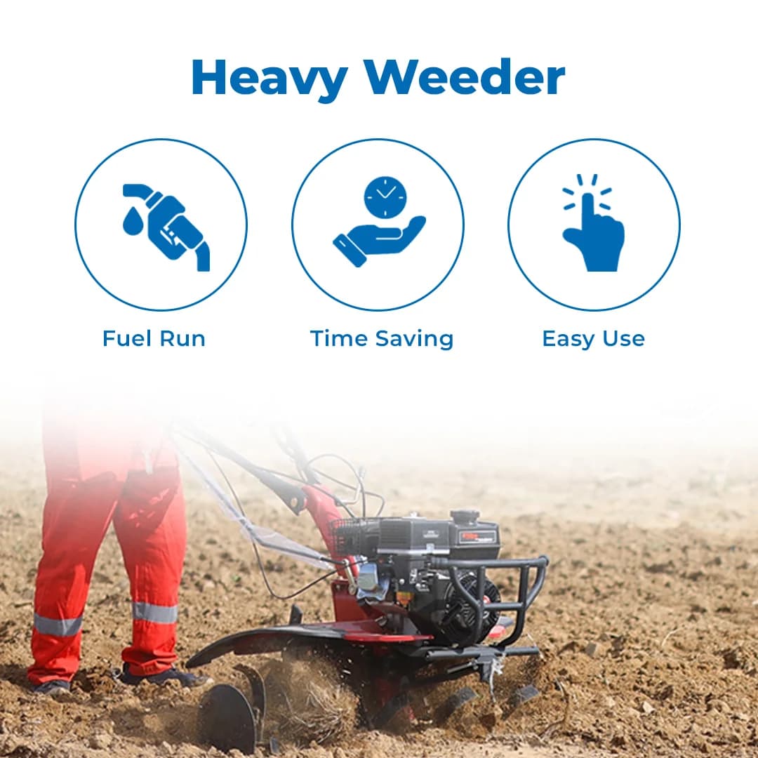 Balwaan 7HP Power Weeder (BP-650) - 7 HP, 212cc, 4 Stroke - Image 3