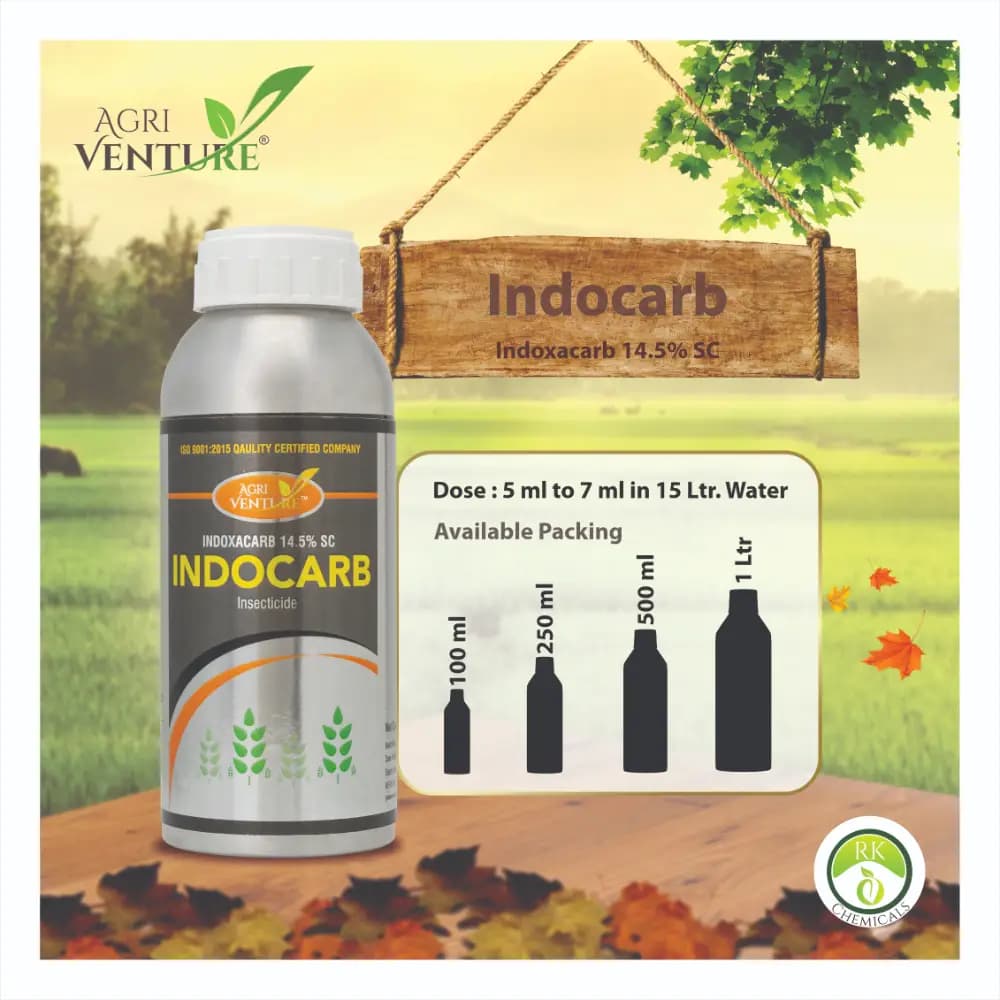 Agriventure INDOCARB Indoxacarb 14.5% SC Insecticide, Effective For Cotton And Vegetables Crops - Image 2