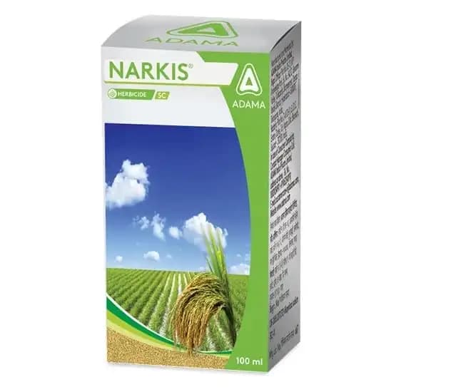Adama Narkis Bispyribac Sodium 10% SC, Broad Spectrum Post Emergent Herbicide. - Image 1