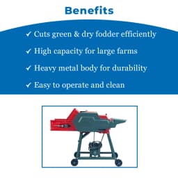 Royal Kissan Chaff Cutter RK-CC-2.8 (220), 2800 KG-HR Cutting Capacity, High-Speed Fodder Processing 4