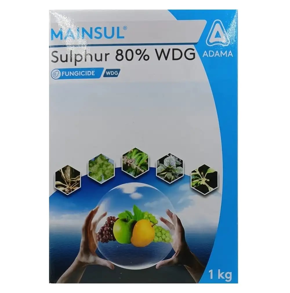 அடாமா மெயின்சல் சல்ஃபர் 80% WDG பூஞ்சைக்கொல்லி, பரந்த அளவிலான பூஞ்சை நோய் கட்டுப்பாடு