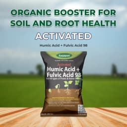 Katyayani Activated Humic Acid + Fulvic Acid Plants Fertilizer & Bio Enhancer with Silicon wetting Agent 100% Organic for Home Garden & Agriculture 2