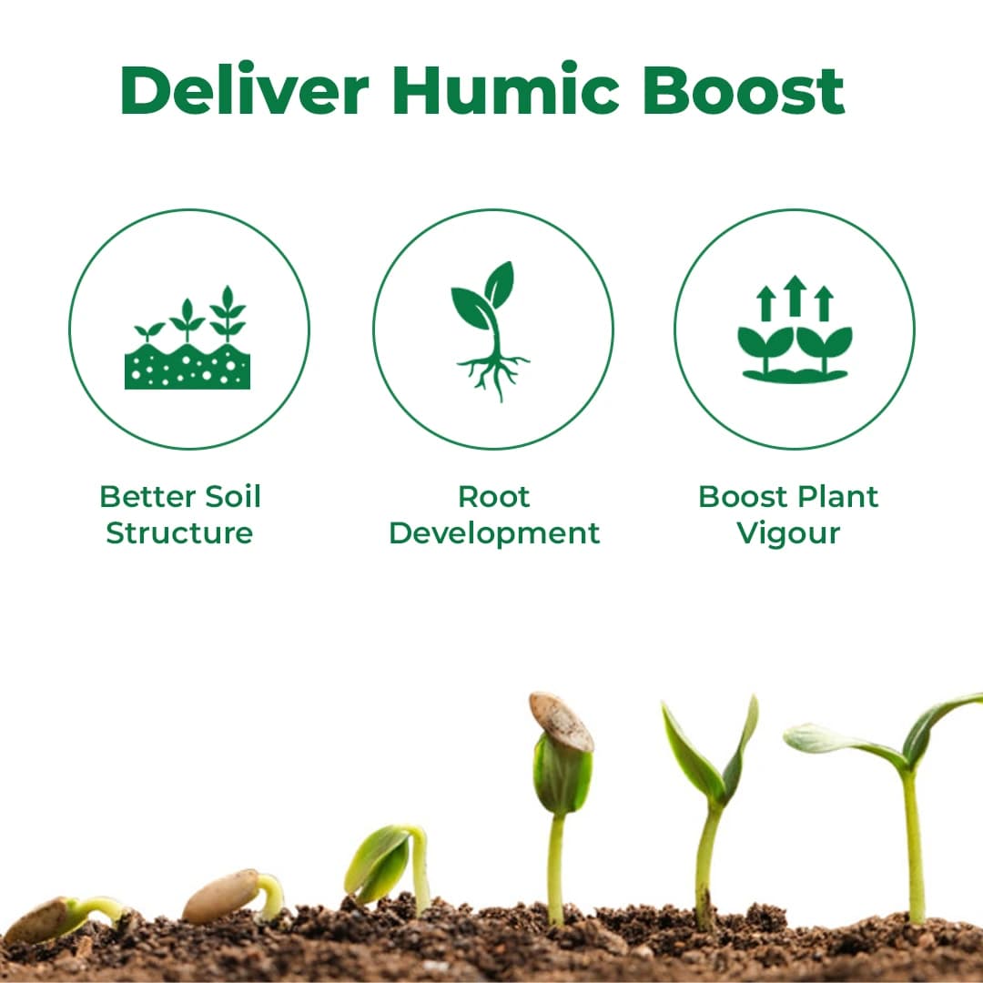 PI Industries HUMESOL Humic Acid 18% Fulvic Acid 1.5%, Aqueous Concentrated Solution, Improves Plant Metabolism, Nutrition\'s, Action On Soil And Plant - Image 3