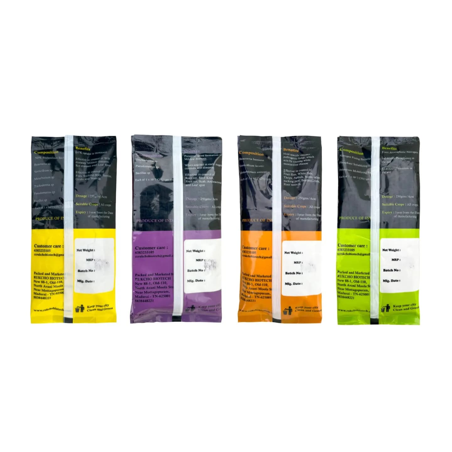 Royal Rukcho Biotech Combo (Almighty 250 Gm + Infinity 250 Gm + Fidelity 250 Gm + Fertility 250 Gm) - Image 2