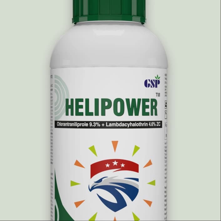 GSP Helipower Chlorantraniliprole 9.3% + Lambda Cyhalothrin 4.6% ZC Insecticide, Use For Cotton, Soybean, Paddy, Pigeon Peas, Brinjal and Okra - Image 8