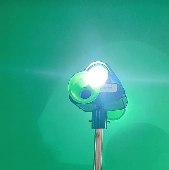 GreenVayu Basic Mr. Gogo Ultrasonic Farm Animal Repellent Device, 5V Solar Panel, Lithium-Ion Battery, 360 Degree Rotation - Image 4