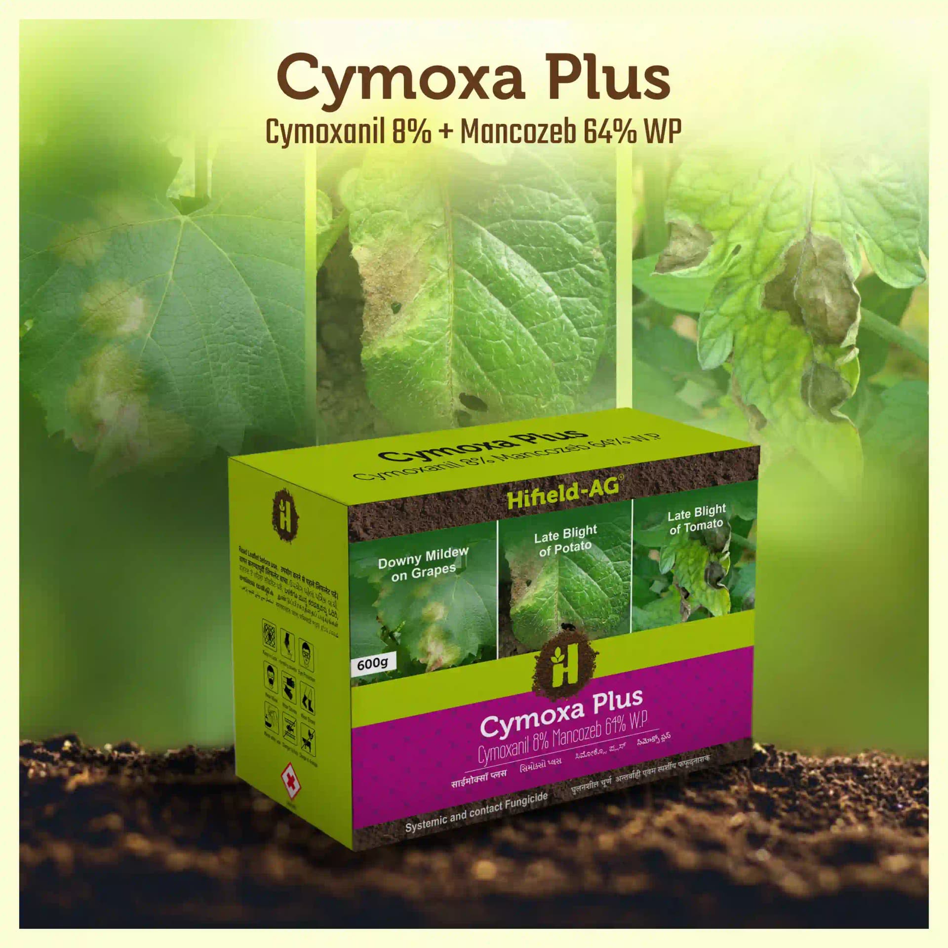Cymoxa Plus Fungicide Cymoxanil 8%+ Mancozeb 64% WP for Control of Downey Mildew - Image 4