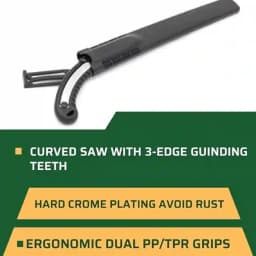 Radhe Pruning Saw 21 Inch Sk95 Steel Foldable Saw, 3-Sided Teeth For Fruit Trees And Branches 10