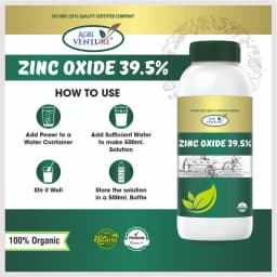 Agriventure Zinc Oxide 39.5%, Use for Foliar Feed To Maintain Or Correct Zinc Levels In Plants. 4