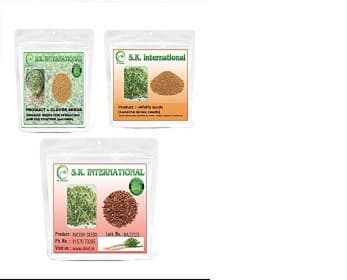 SK ORGANIC Combo Pack of (Clover Seeds + Radish Seeds + Alfalfa Seeds) Each for Sprouting and Cultivation - Image 3