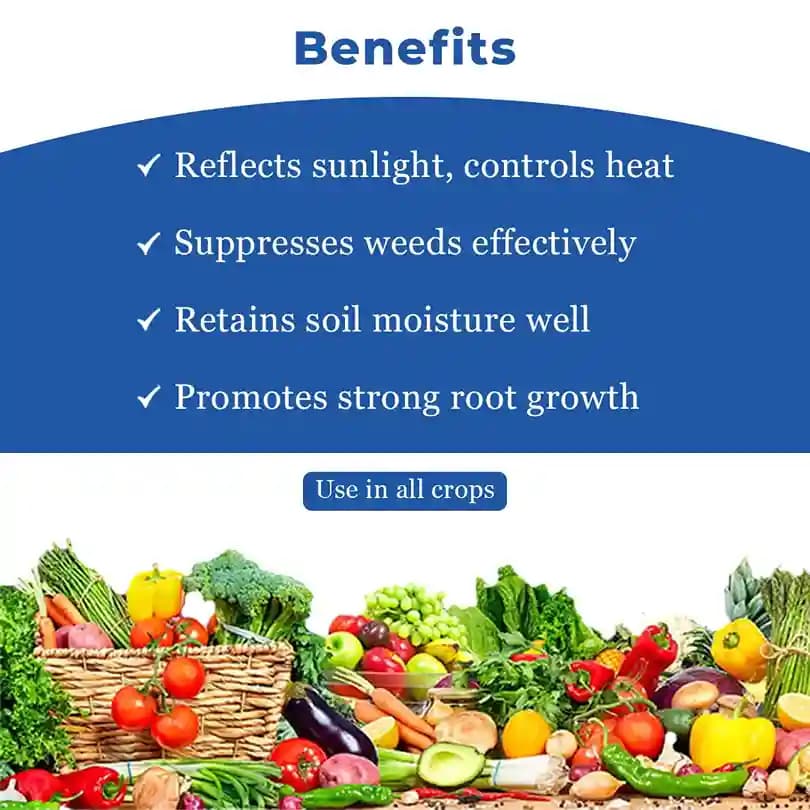 Mulching Paper, Mulching Sheet (1 Meter , 3.28 Ft) 400 Meters Length, Best Quality - Image 4