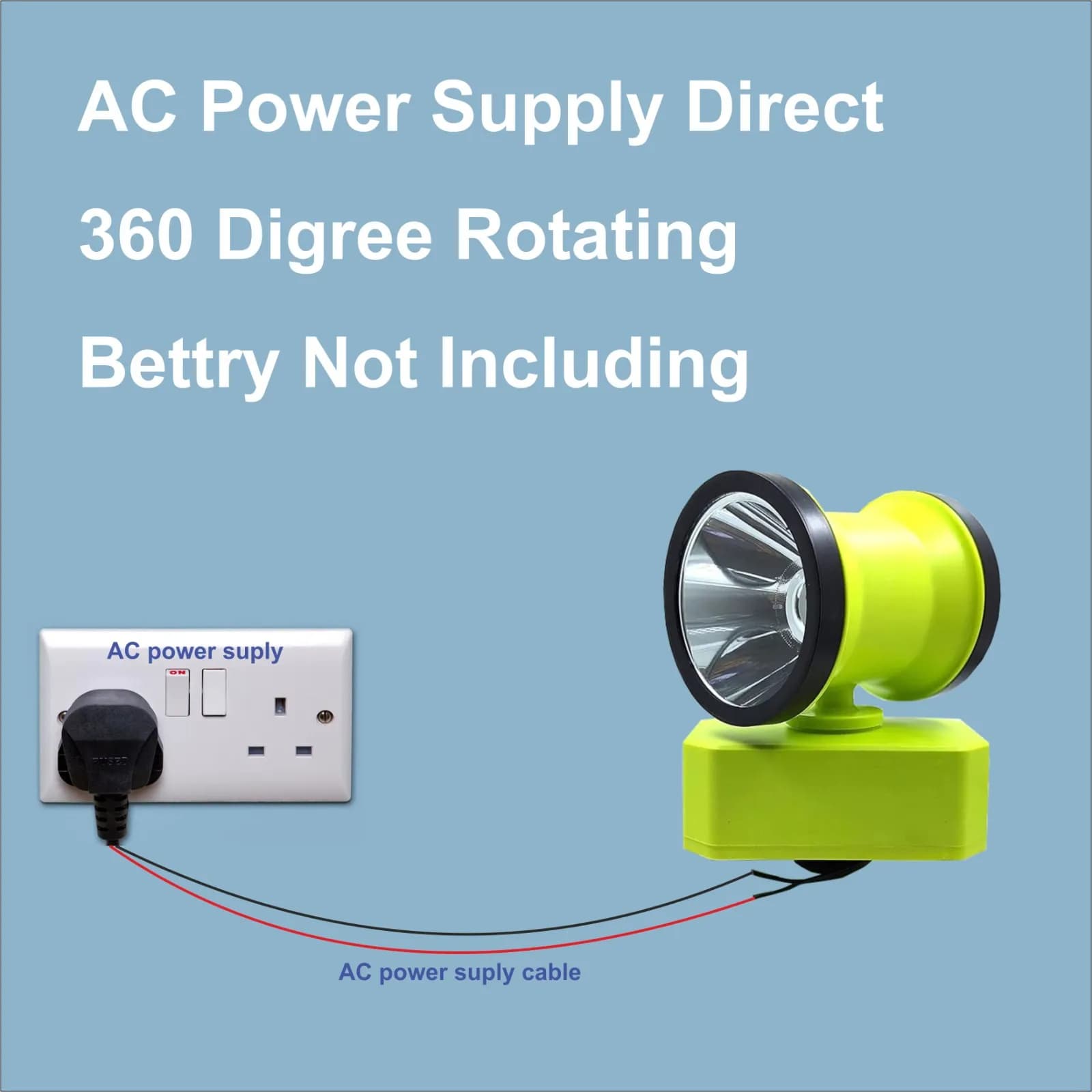 Radhe Double Face Divadandi Light - 360 Degree Rotating Led Light - Image 11