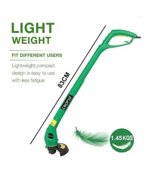 Crop10 310W Corded Electric Portable Grass Lawn Trimmer, 25cm Cutting Diameter - Image 6