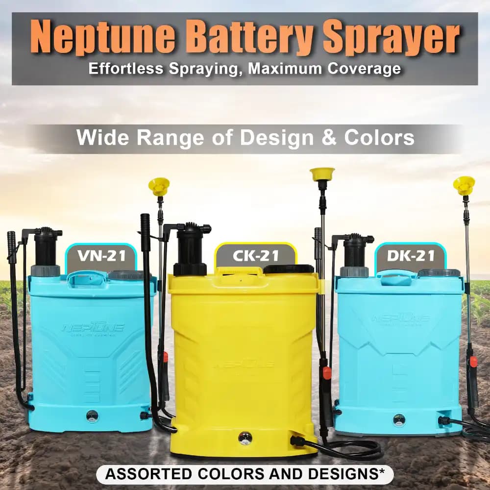 Neptune DK-21 Spray Pump - 12V x 8Amp sprayer, 20 Litre Capacity With Telescopic Lance and 4 Nozzles - Image 4