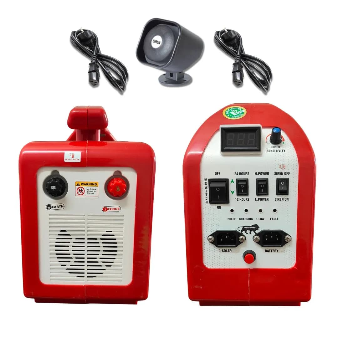 Rashail Digital Solar Fence Energizer Zatka Machine - 18 KV, Electric Fence Solution For Farm Protection - Image 3