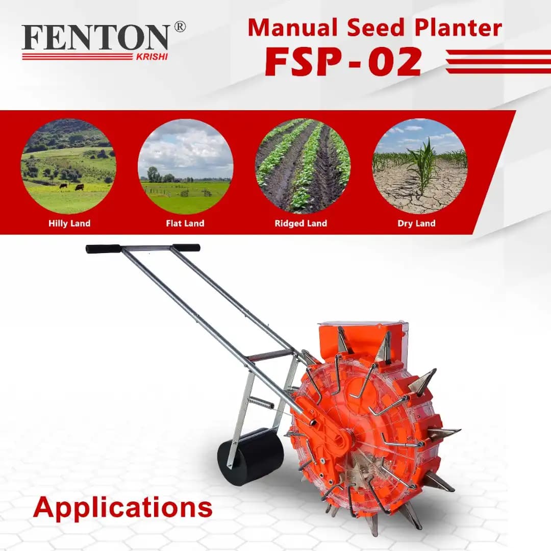Fenton Krishi FSP-02 Manual Seed Planter, Hand-Operated Seeding Tool, Ideal For Small And Medium Size Farm - Image 4