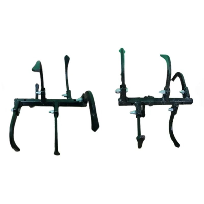 AJ Kisan Heavy Duty 2.6 Feet Deep Tilling Rotavator Set (16 Blade, 2 Shaft, 16 Nuts) For Petrol Power Tiller