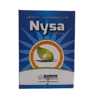 Darrick Nysa Captan 70% + Hexaconazole 5% WP, Contact And Systemic Fungicide