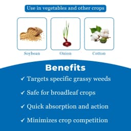 EBS Vardaan Quizalofop-Ethyl 10% EC Herbicide, Used To Control Weeds In Soybean Crops. 4