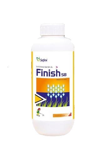 Safex Finish 58 2,4-D Amine Salt 58% SL Weedicide Used for the Control of Grasses