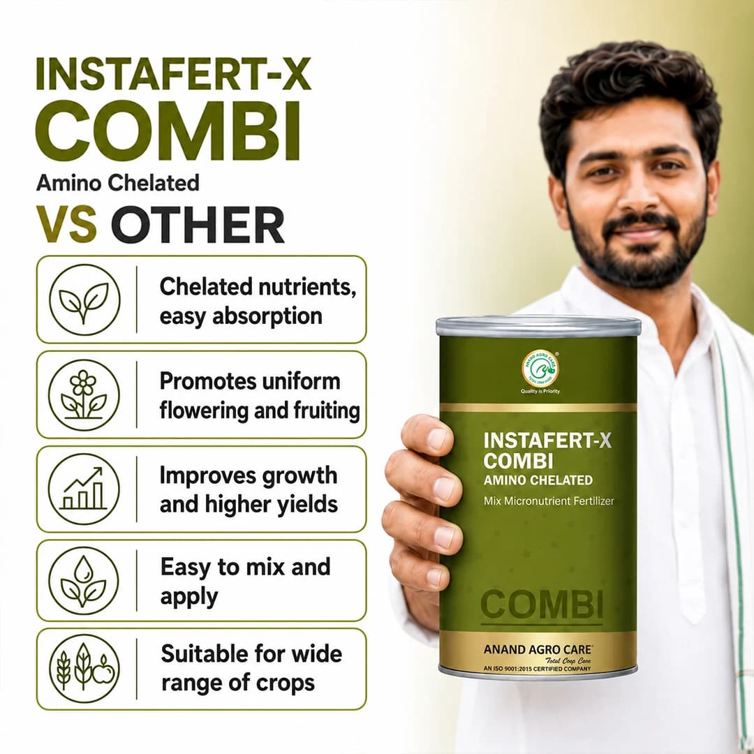 Anand Agro Instafert X Combi Contain Amino Chelated Forms Of Iron, Manganese, Zinc Copper, Boron, Molybdenum - Image 6