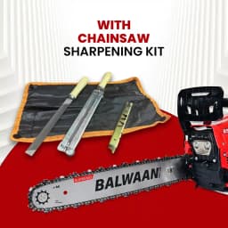 Balwaan BS-280 Supremo Chainsaw, 62cc Engine, 2 Stroke Petrol Operated, 1 Year Warranty 9