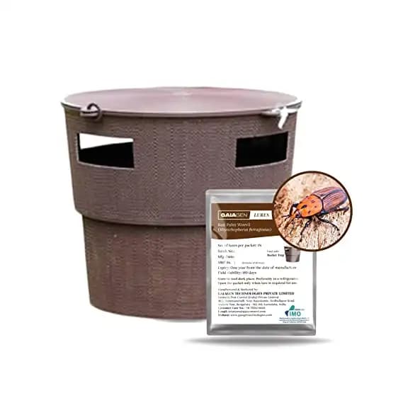 Gaiagen RPW Lure With Insect Bucket Traps, Pheromone Lure For Red Palm Weevil (Rhynchophorus Ferrugineus), IMO Certified. - Image 11