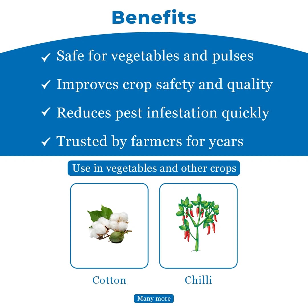 Willowood EMACTO Emamectin Benzoate 5% SG, Best Against Bollworms, Diamond Black Moth - Image 4