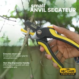 Hectare Precision Garden Pruning Secateur (Anvil Pruner), Plant Cutter For Home Garden 6