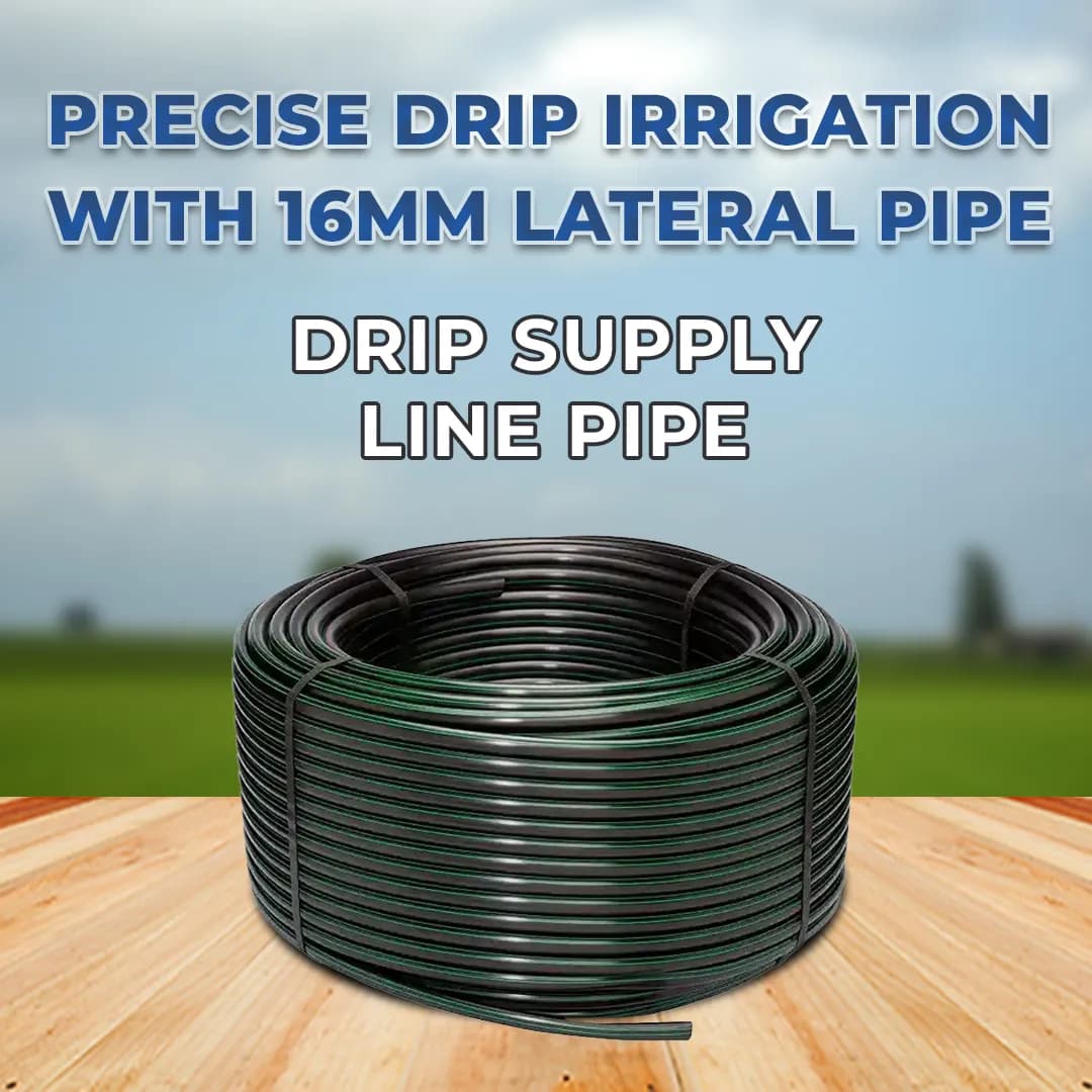 Siddhi Drip 16 MM Main Supply Line Pipe, LLDPE Material, UV Resistant, High Quality Pipe. - Image 2