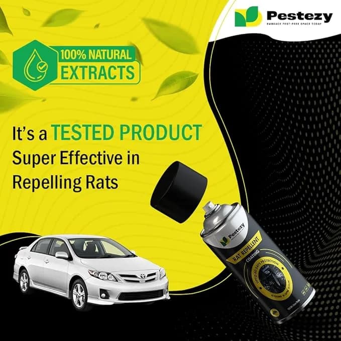 Pestezy Rat Repellent Spray Ayunix, Anti-Rodent Repellent Spray For Car, Bikes Engines, Etc. - Image 6