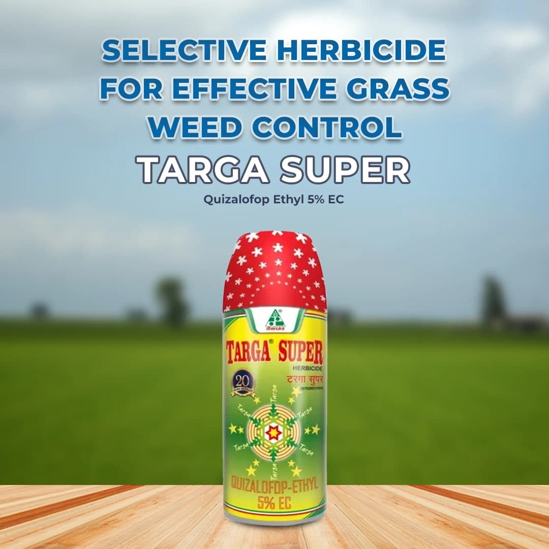 Dhanuka Targa Super Quizalofop Ethyl 5% EC Herbicide, Selective Systemic For Broadleaf Crops - Image 2