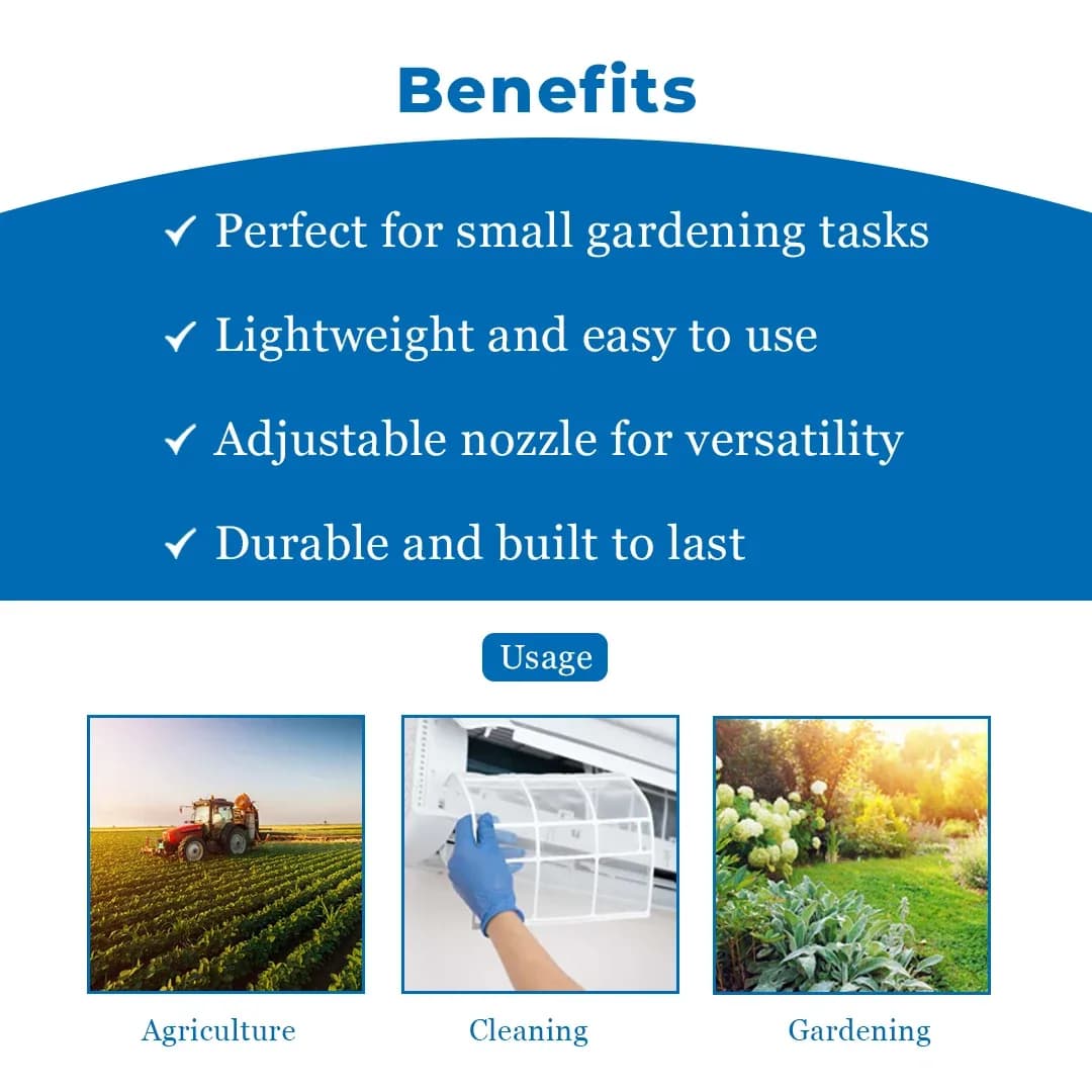 PAD CORP - Angelo High Pressure Spray Pump 2 Liter, Strong And Sturdy Plastic Spray Pump For Gardening, Pressure Sprayer for Home Gardening, Easy to Use - Image 4