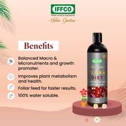 IFFCO Urban Gardens Plant Care Combo Kit, Water Spray Pump With Sprinkler & Mister + Water Soluble Liquid Fertilizer For Flowering 6